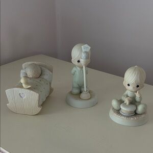 Precious Moments Soft Pastel Figurine Baby’s first Trio